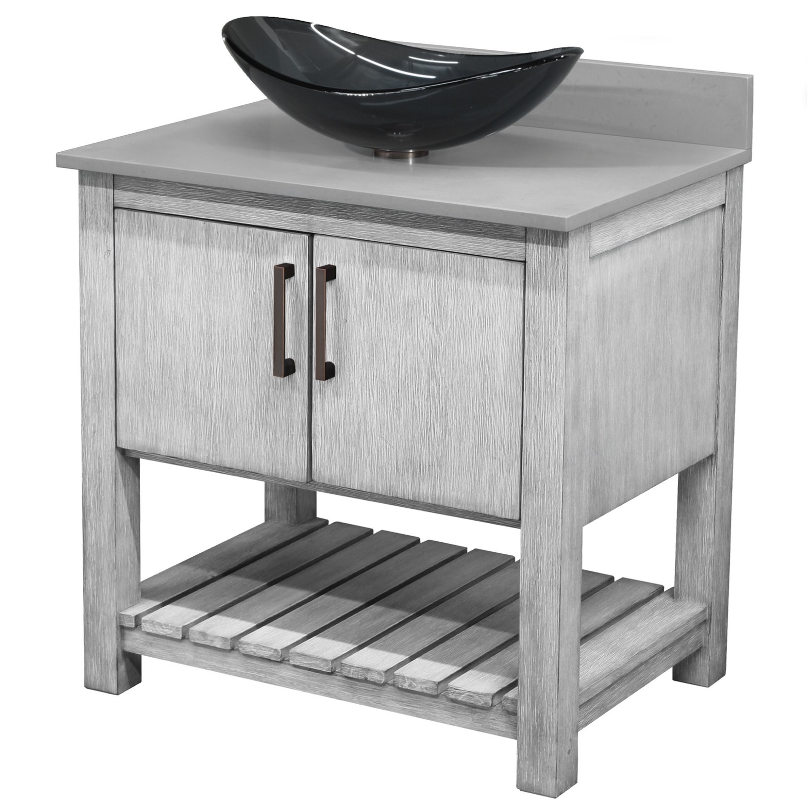 Miseno MV-30SG-NOBV-280-324G-MIR 30″ – Stonewash Grey / Storm Grey Top / Matte