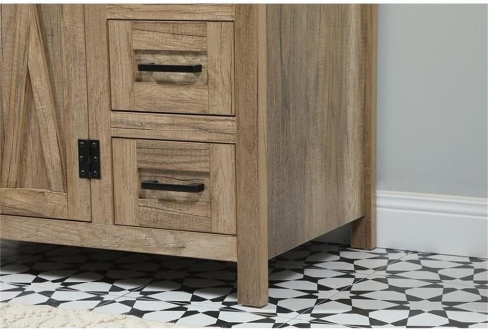 Elegant Kitchen and Bath 32 inch Single Bathroom Vanity in Natural Oak