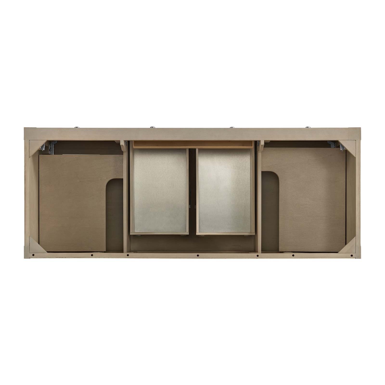 James Martin Vanities 330-V60D-FSFR Breckenridge 60″ – Whitewashed Oak