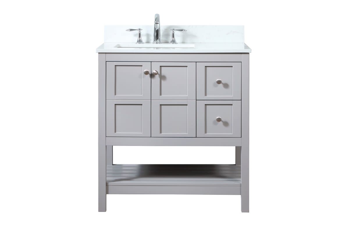 Elegant Lighting VF16432 Theo 32″ – Blue