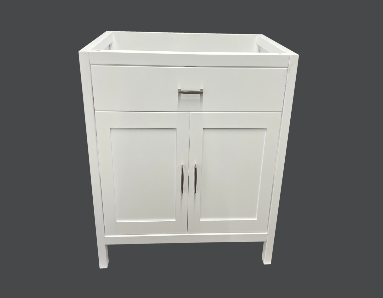 24″ White Shaker Single-sink Bathroom Vanity Base Cabinet NE-V2421-WH