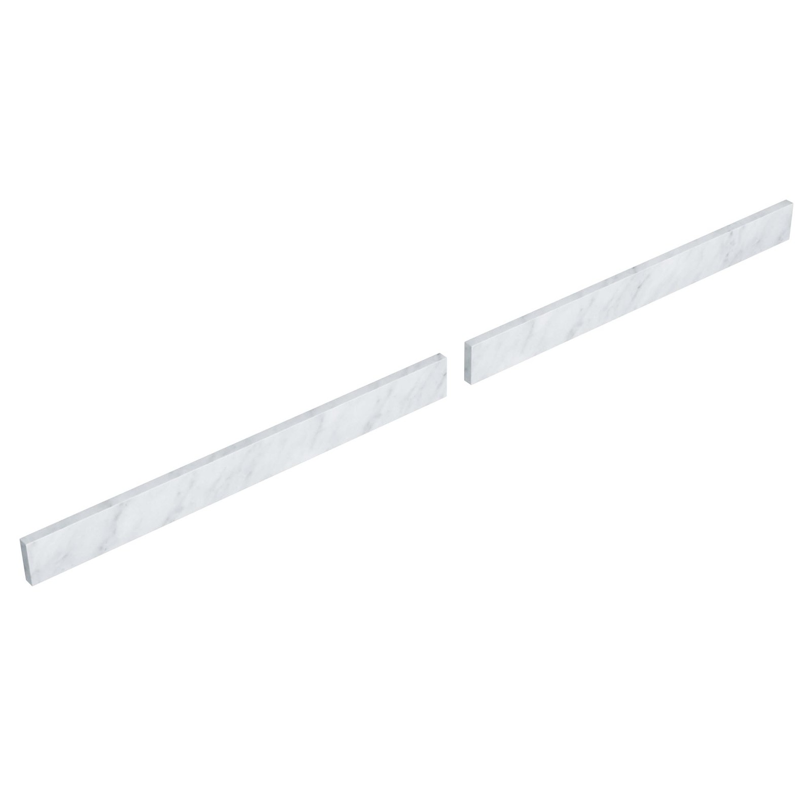 Wyndham Collection 60×3-Inch White Cultured Marble Vanity Bathroom Backsplash
