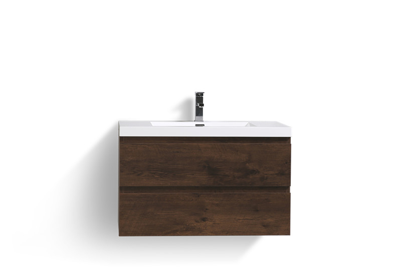 BOHEMIA LINA 36″ WALL MOUNTED BATH VANITY WITH REINFORCED ACRYLIC SINK MOB36