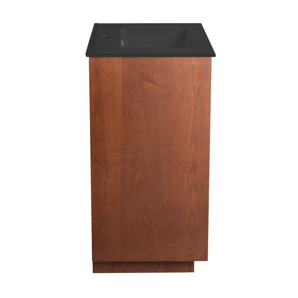 Swiss Madison SM-BV372 Daxton 24″ Freestanding Bathroom Vanity in – Brown Oak /