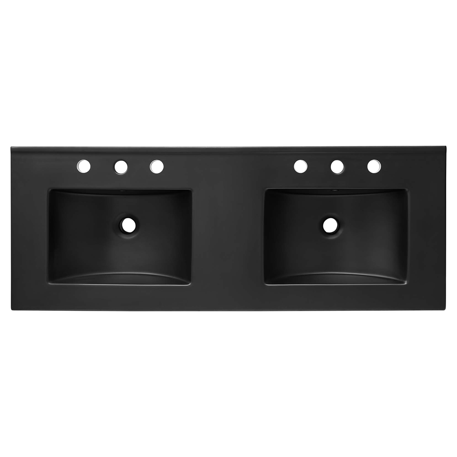 Chaucer 48″ Double Sink Bathroom Vanity in Oak Black