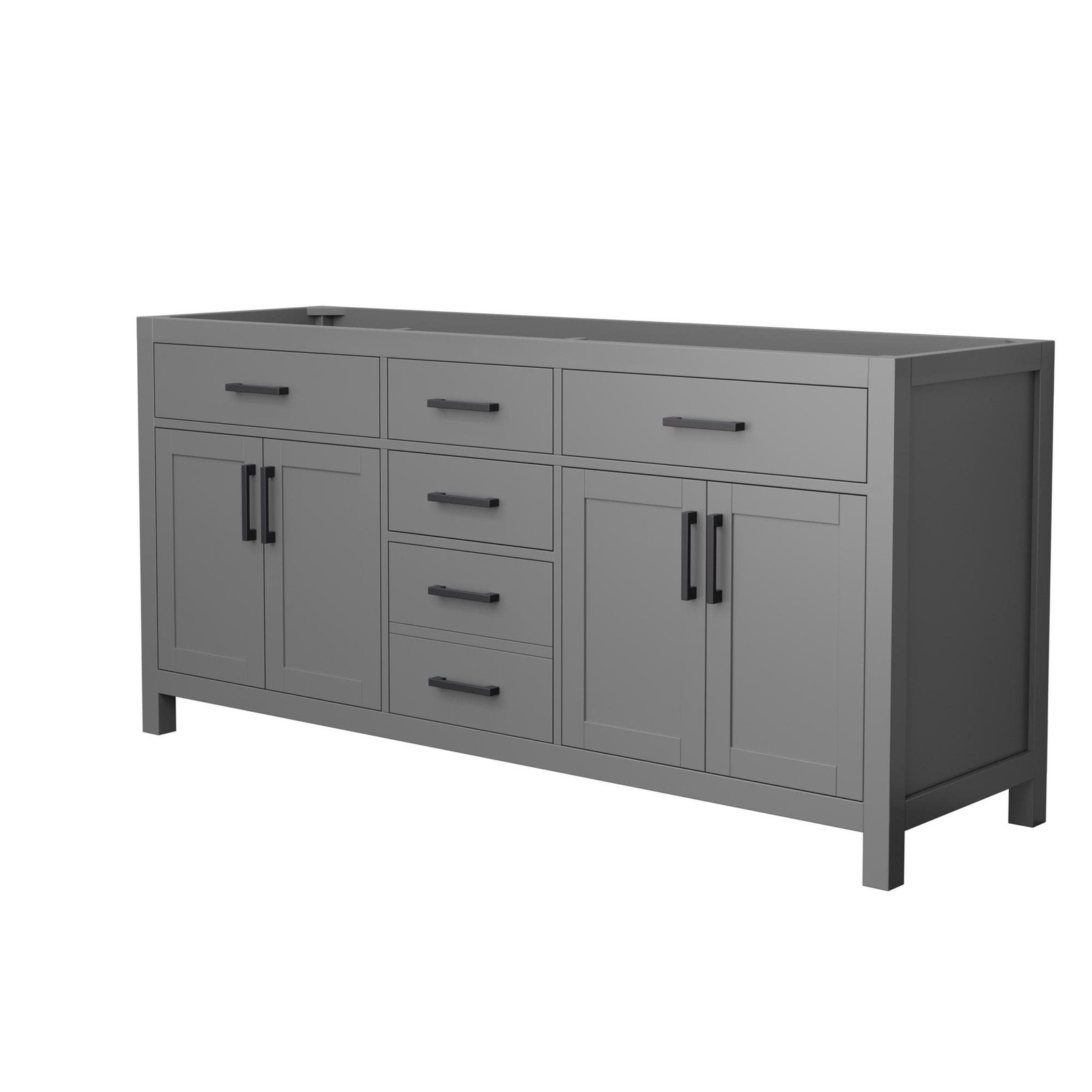 Wyndham Collection WCG242472D-CX-MXX Beckett 71″ Double – Dark Gray / Matte