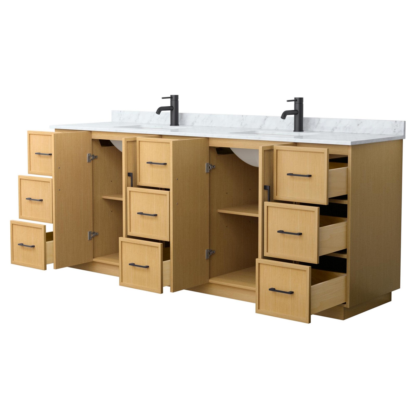 Wyndham Collection WCH7474-84D-CMUNS-MXX Elan TK 84″ – White / Brushed Nickel