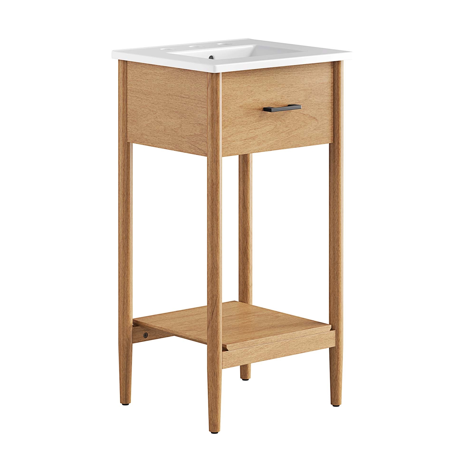 Zaire 18″ Bathroom Vanity in Natural White