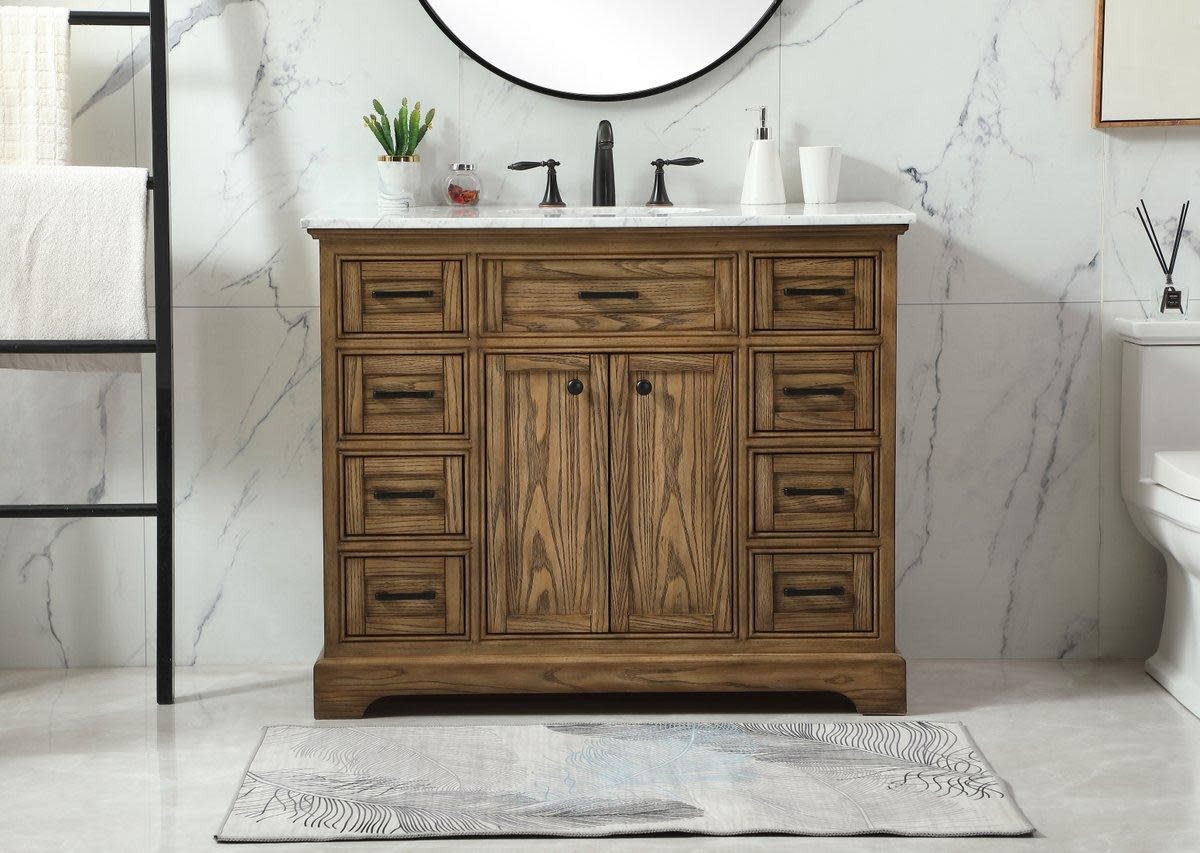 Elegant Lighting VF15042 Americana 42″ – Natural Wood