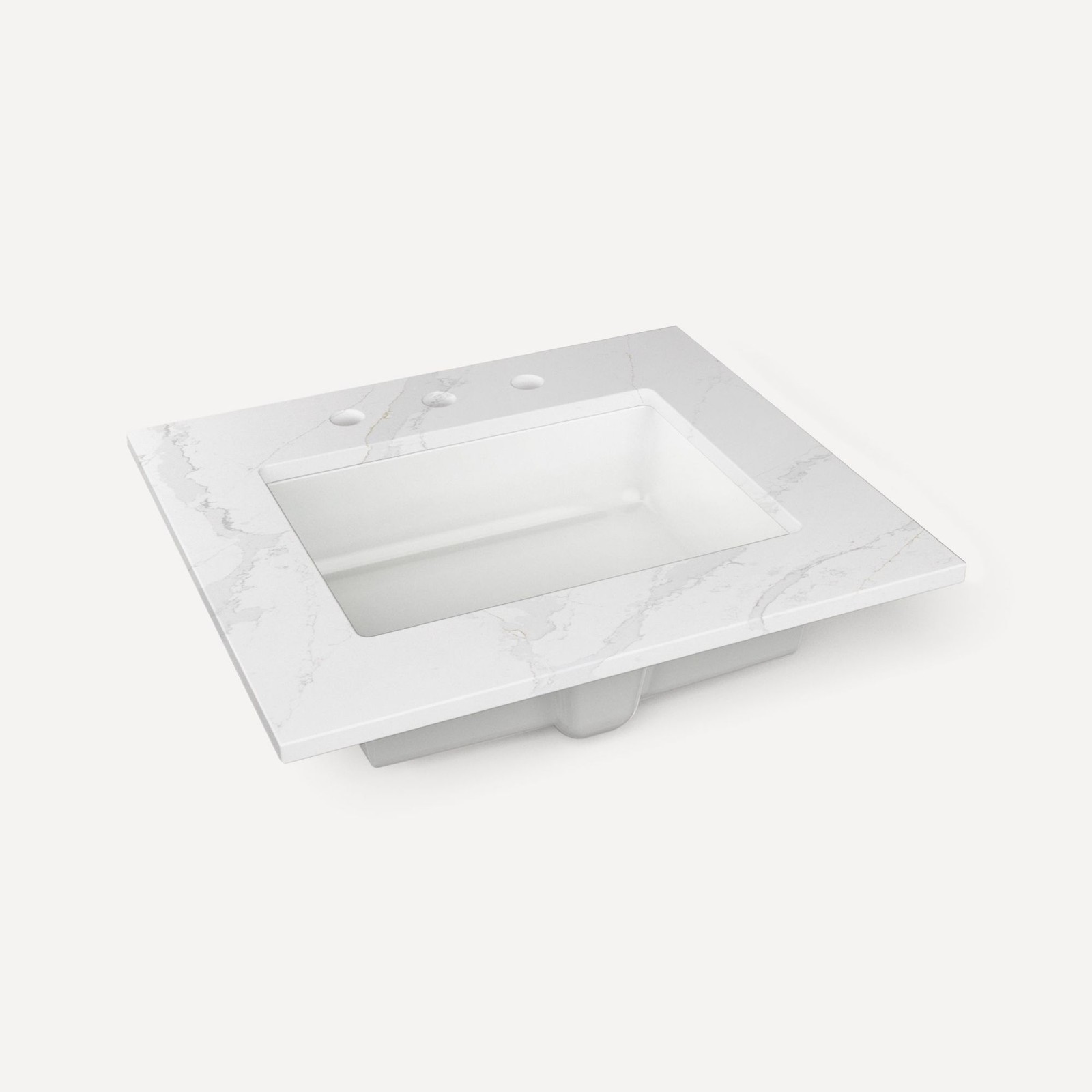 Robern TA24UCO-8CS1 Craft Series 24″ Quartz Vanity Top – White Zeus Extreme