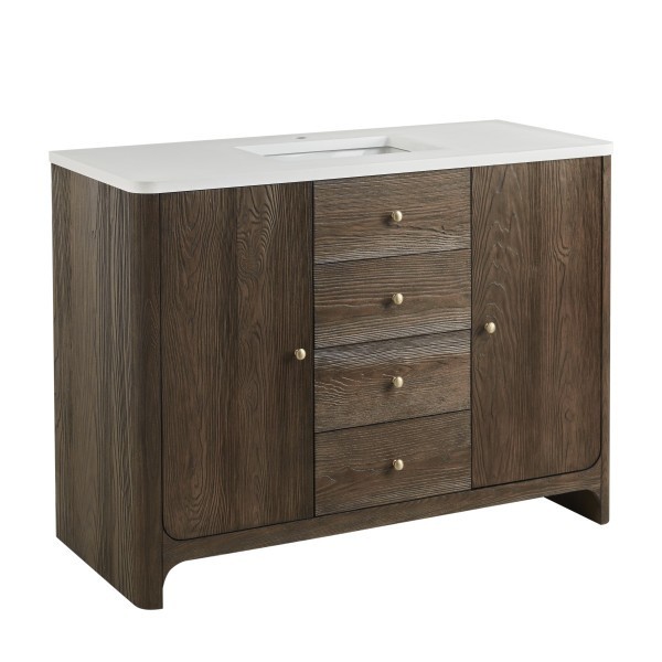 48″ James Martin Gracyn D125-V48-SBL Single Vanity Cabinet Sable