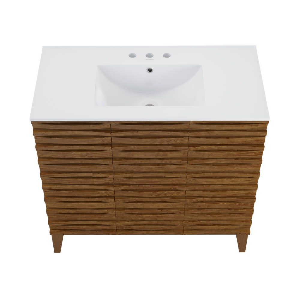 Swiss Madison SM-BV471-3 Cascade 36″ – Black Oak / White