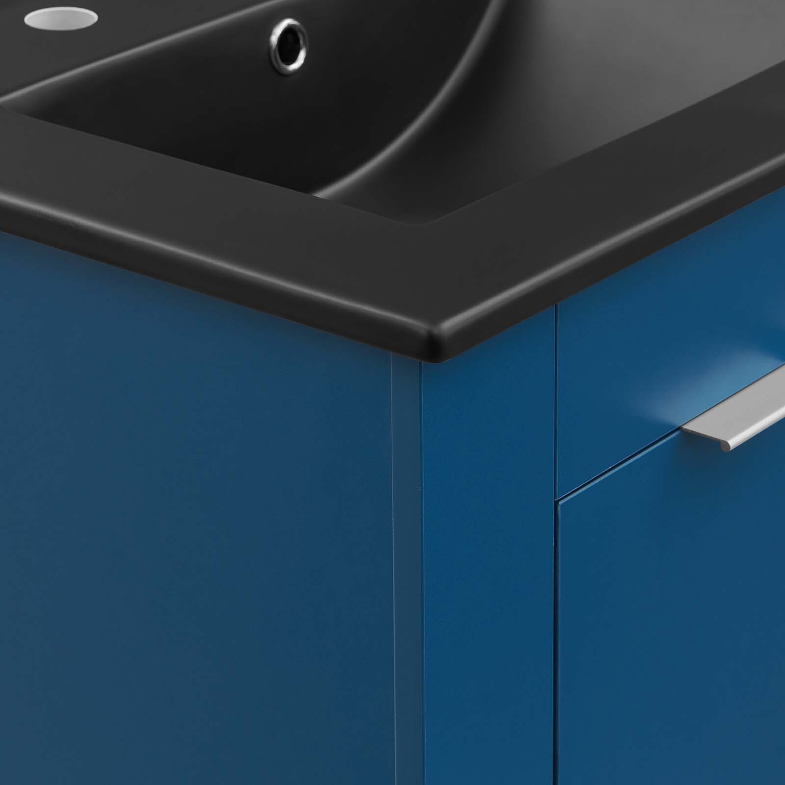 Modway Maybelle 24″ Bathroom Vanity In Navy Black