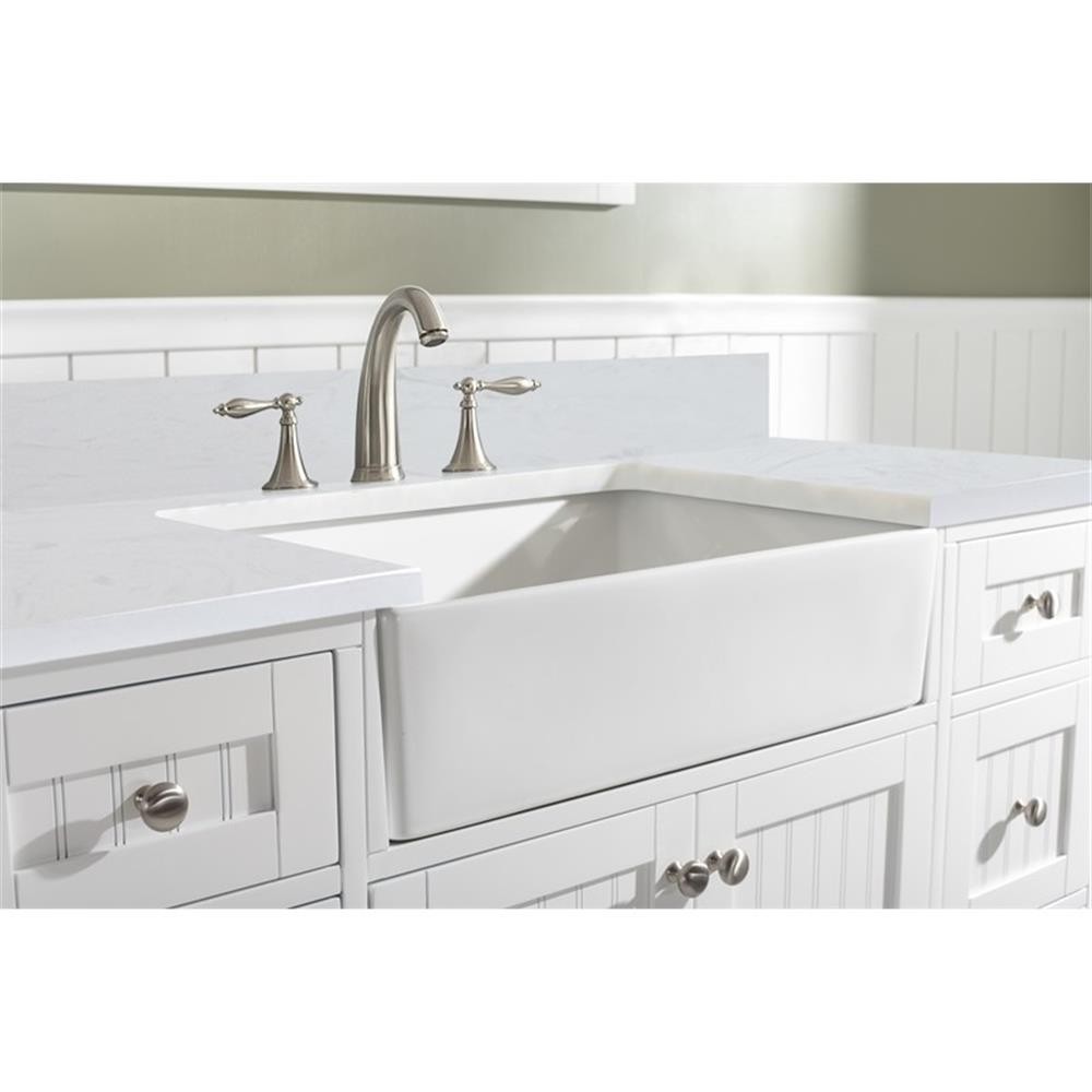 Design Element Burbank 54″ Single Vanity in White