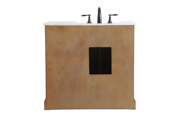 Elegant Lighting – VF60236DW – 36 Inch Single Bathroom Vanity in Driftwood