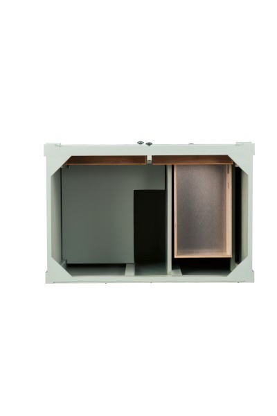 36″ James Martin Brittany 650-V36-SGR-3CSP Vanity Cabinet Charcoal Soapstone Top