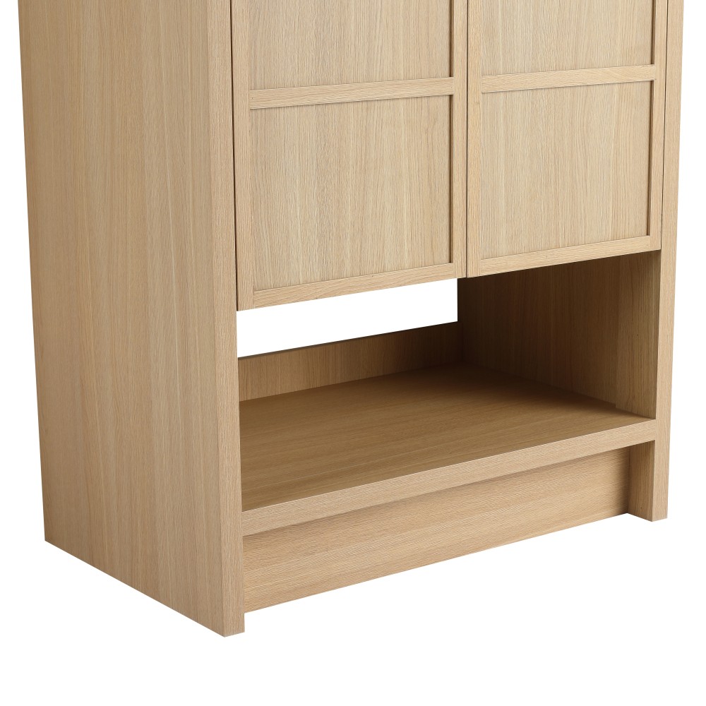 Vanity with Countertop, Freestanding, Featuring Dual Soft-Close Doors