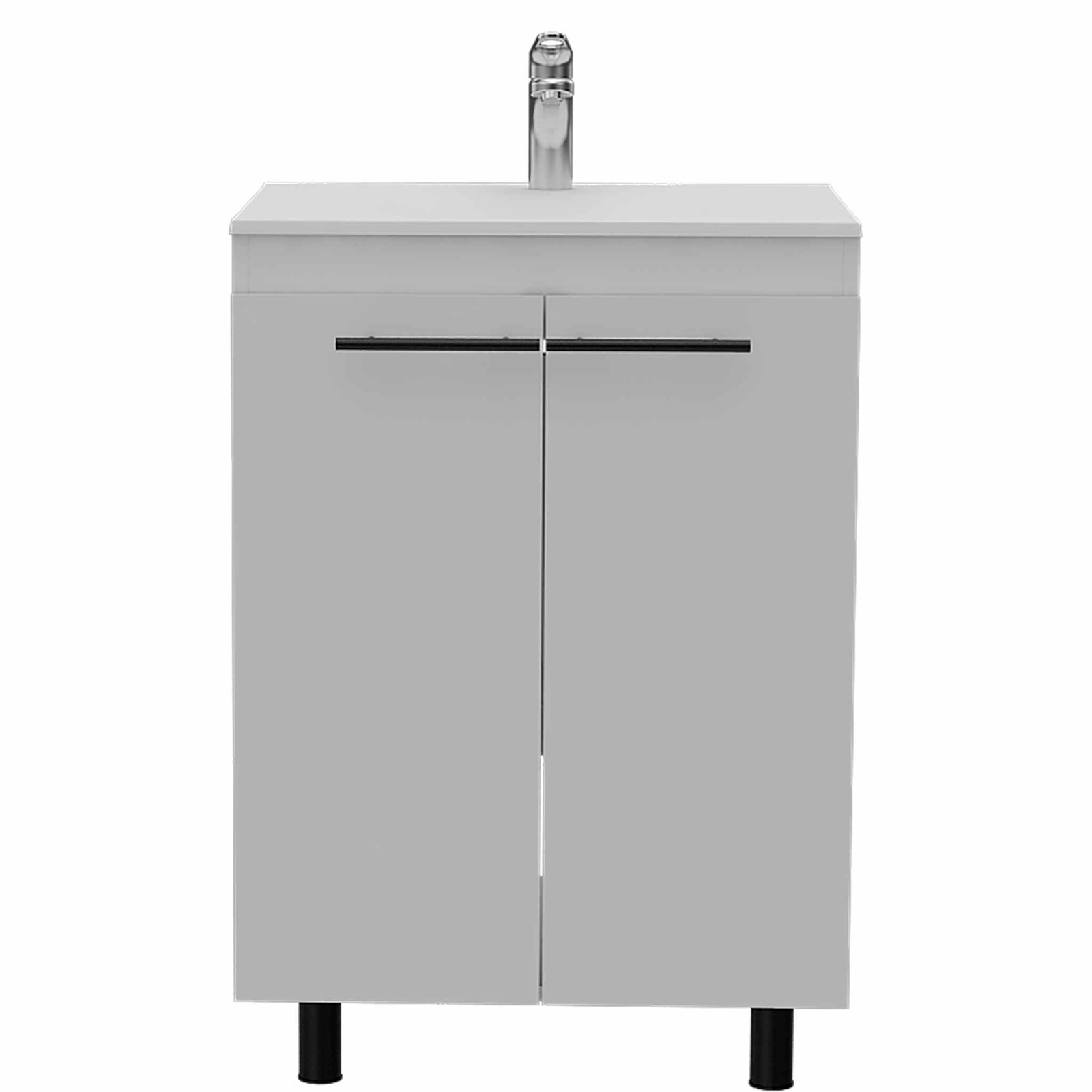 Selma 24″ Freestanding Vanity Cabinet With Division