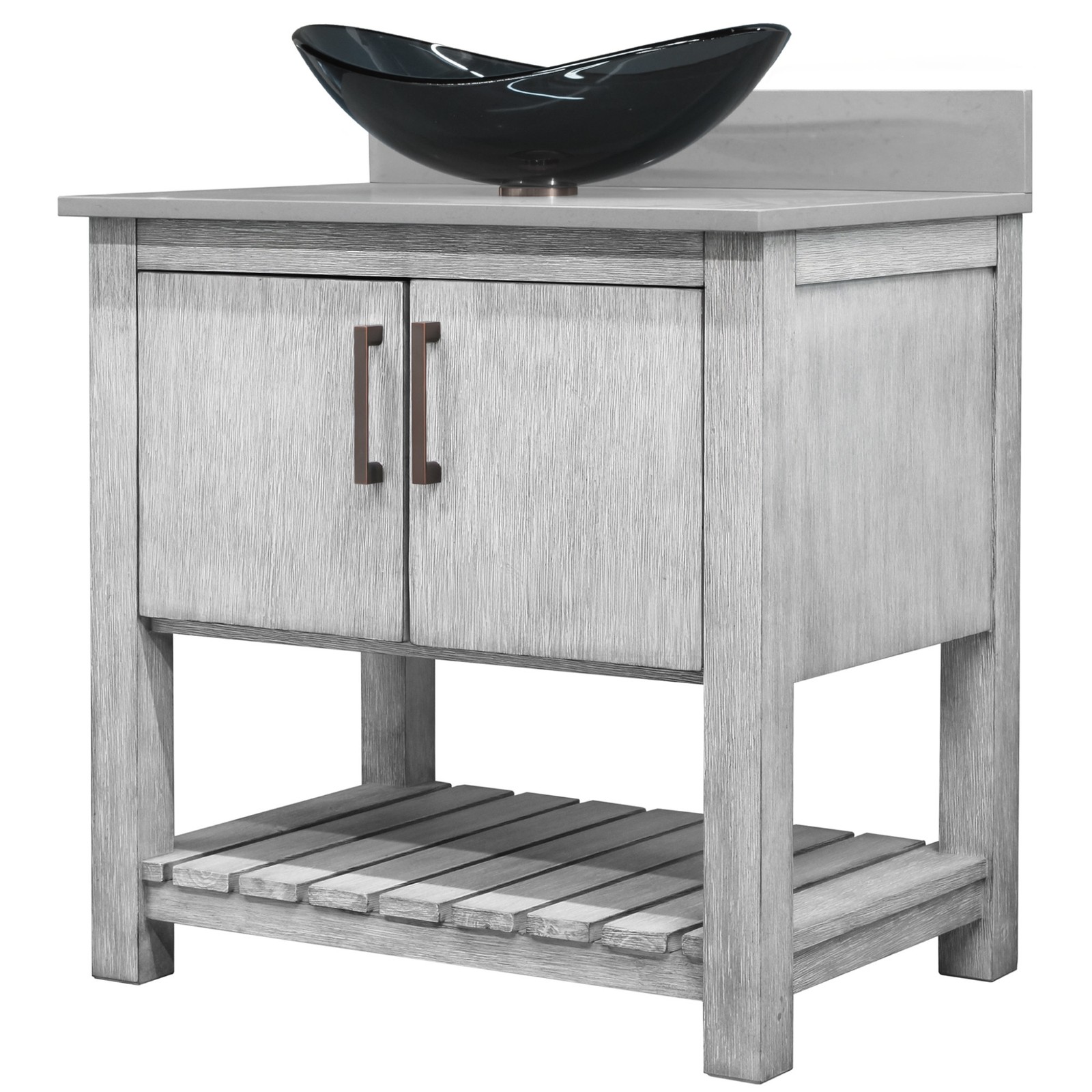 Miseno MV-30SG-NOBV-280-324G-MIR 30″ – Stonewash Grey / Storm Grey Top / Matte