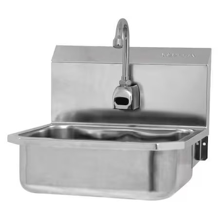 Sani-Lav Esb2-605L-0.5 Hands-Free Sink, 16″X15.25″X13″, Silver