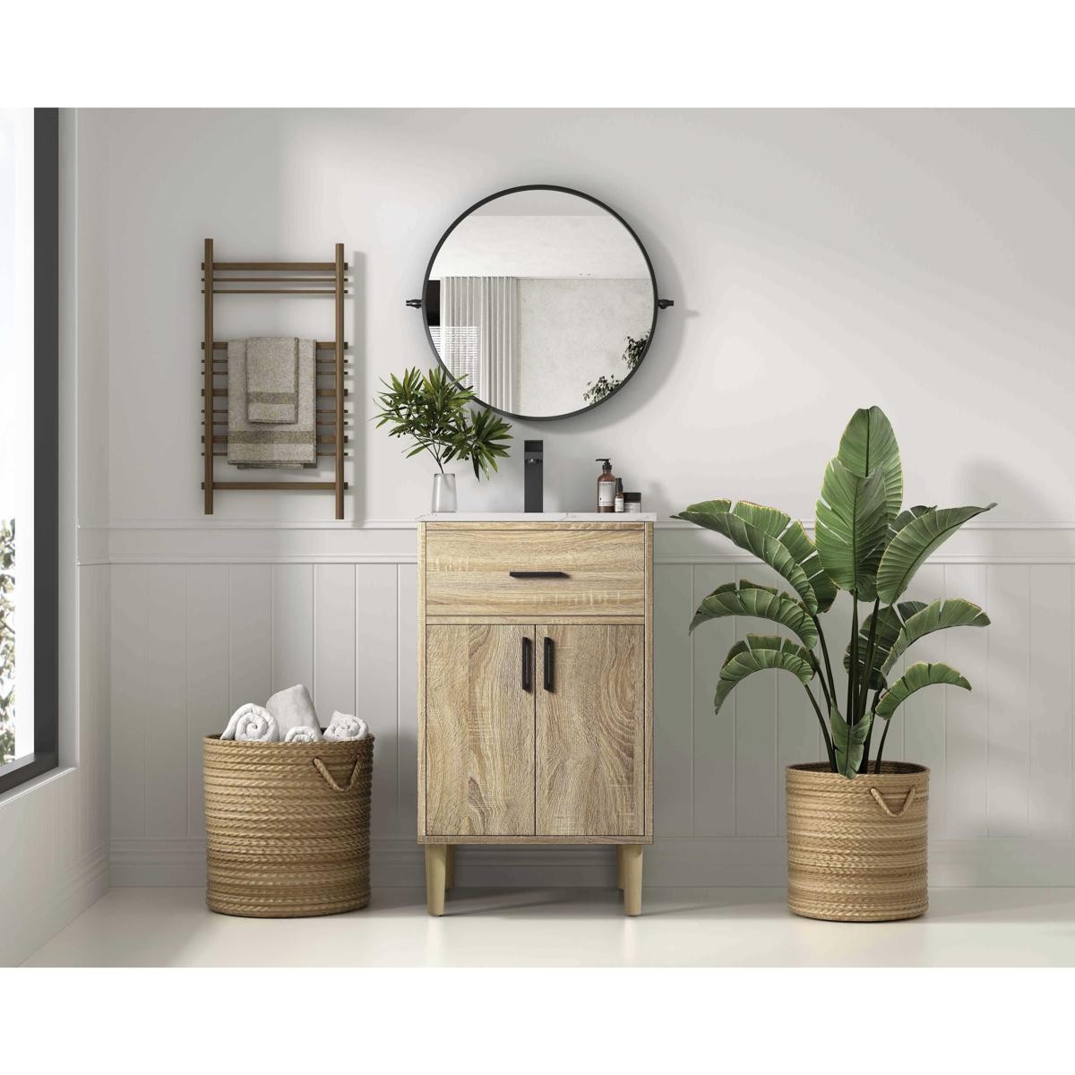 Elegant Lighting VF25020MW Chandler Vanity Mango Wood