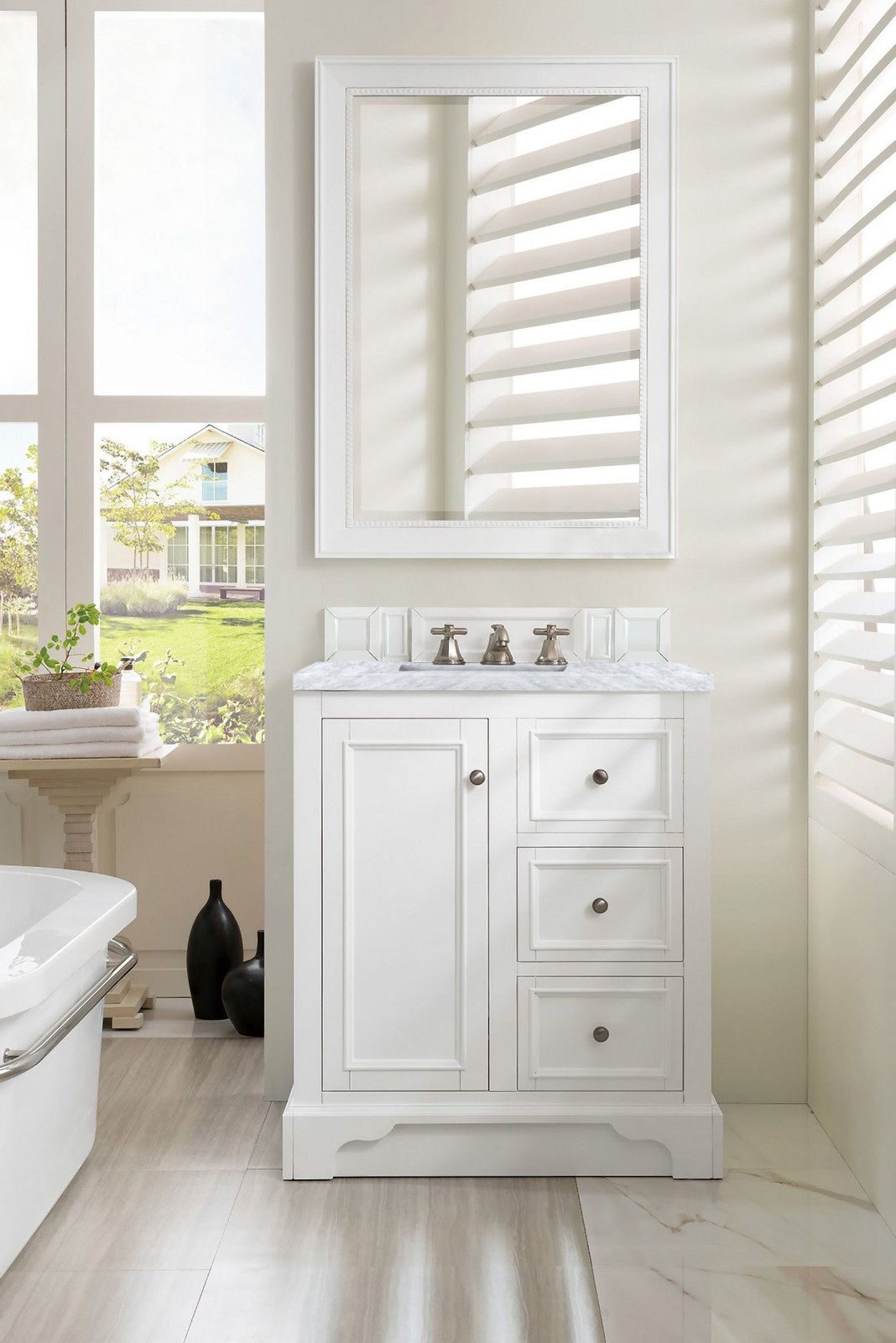 James Martin Vanities 825-V30-3CAR De Soto 32″ – White