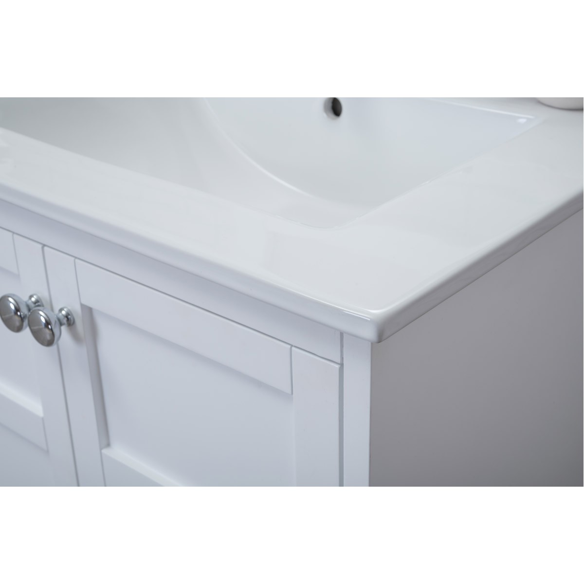 Elegant Lighting VF2100 Mason 24 X 33.25 inch White and Chrome Vanity Set