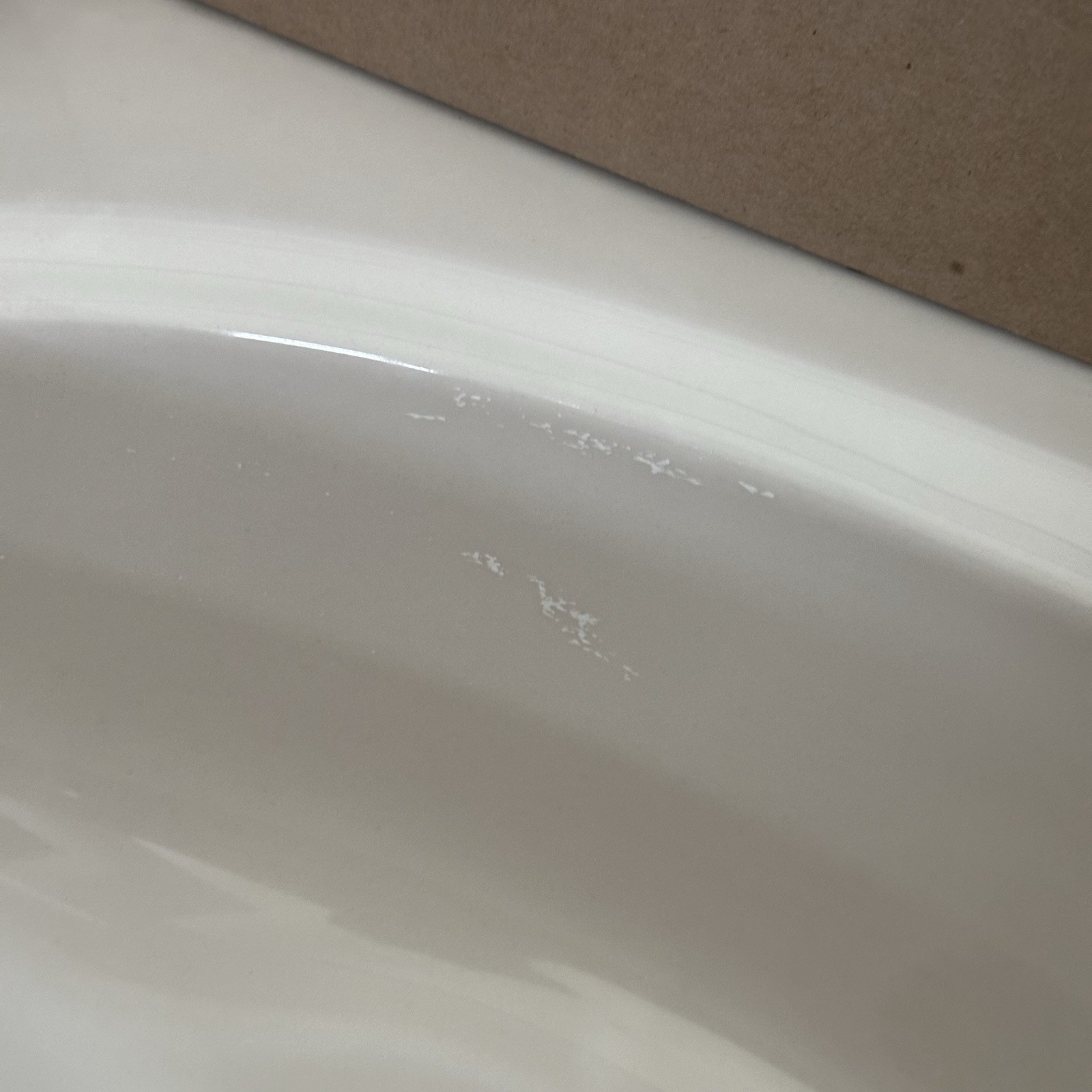 White Cultured Marble Vanity Top 19 In. X 25 In. Model Ww-1925