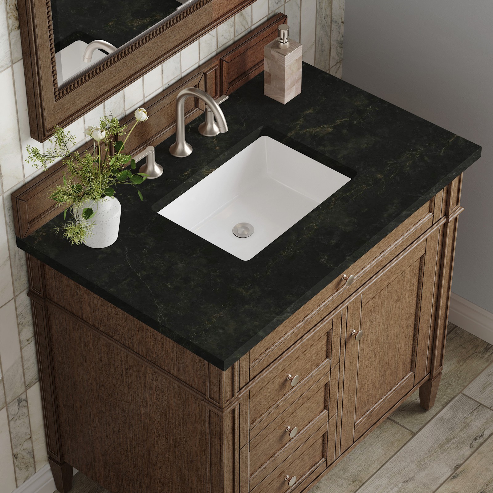 James Martin Vanities 650-V36-3PHT Brittany 36″ – Brown