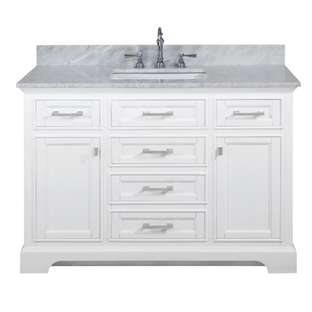 Maklaine 48″ Single Vanity in White