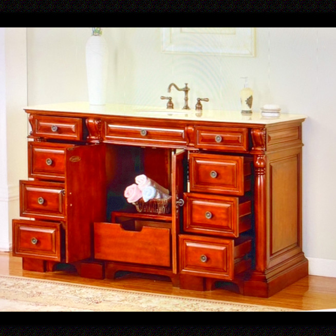 62’ single vanity