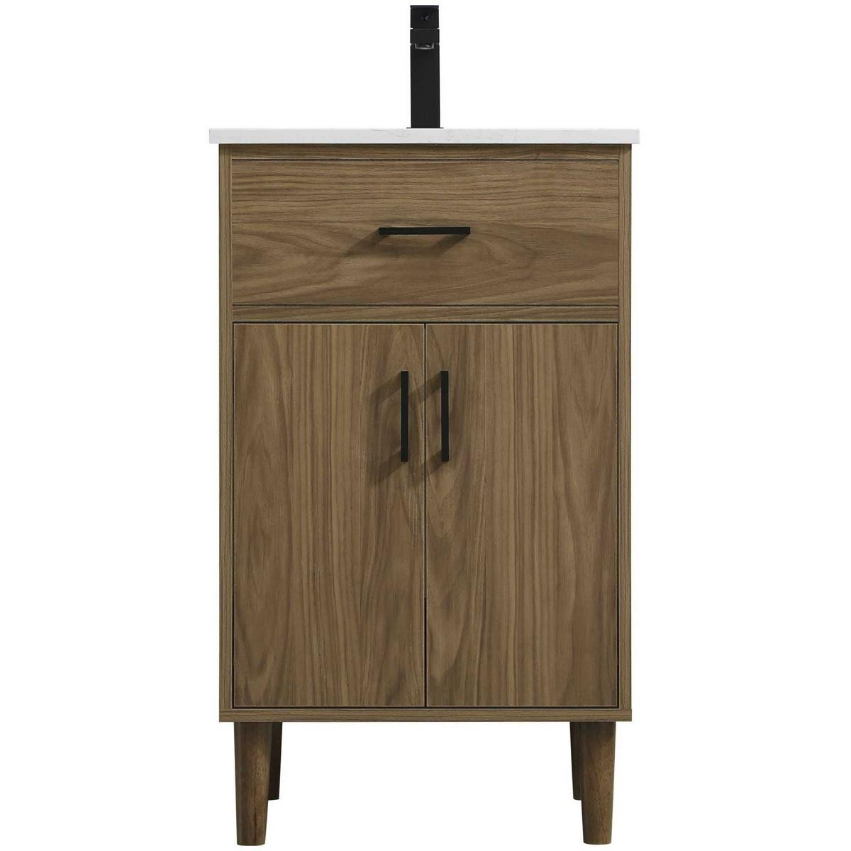 Elegant Lighting VF25020WB Chandler Vanity Walnut Brown