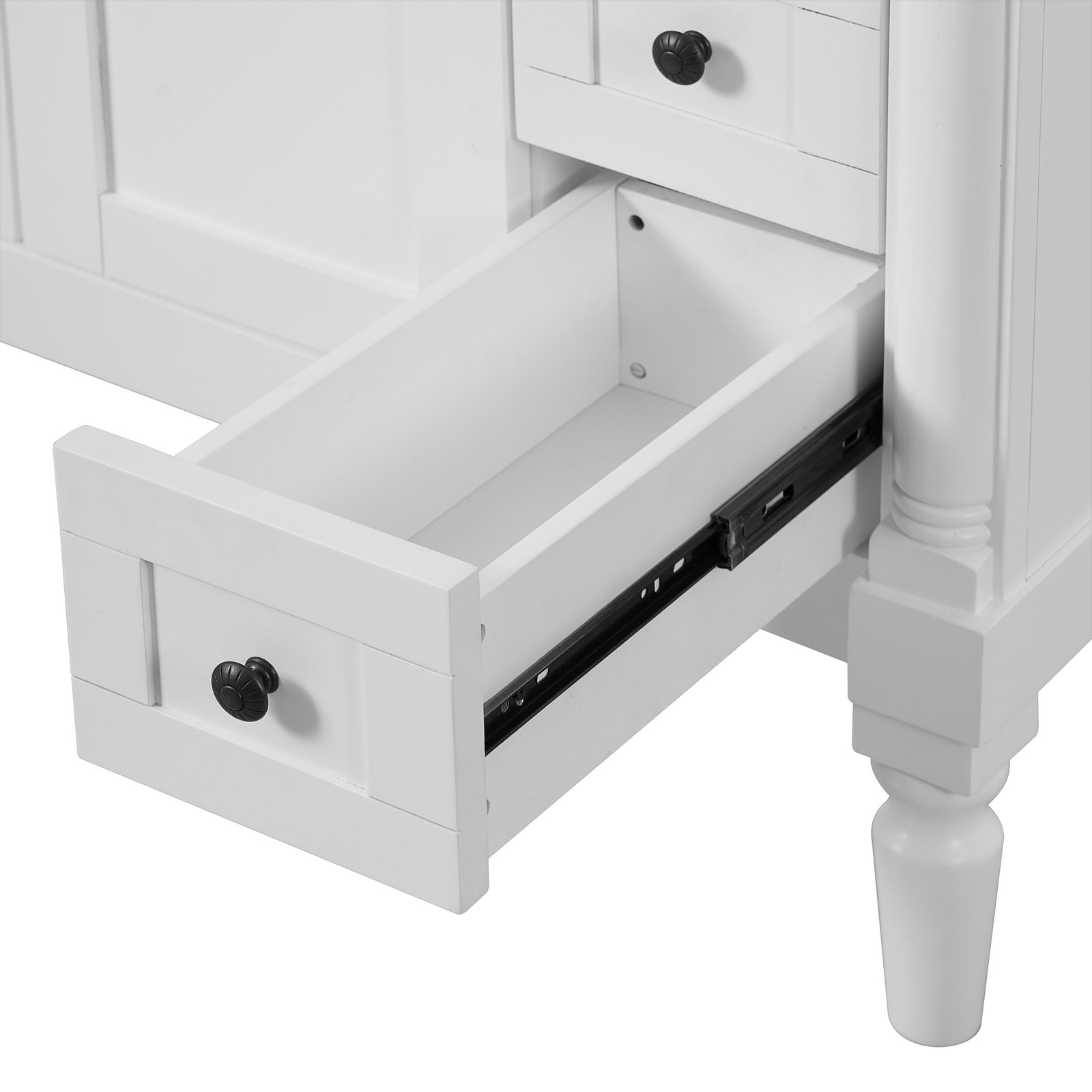 36″ Bathroom Vanity w/Two Soft Close Doors & 3 Drawers Bathroom Storage Cabinet