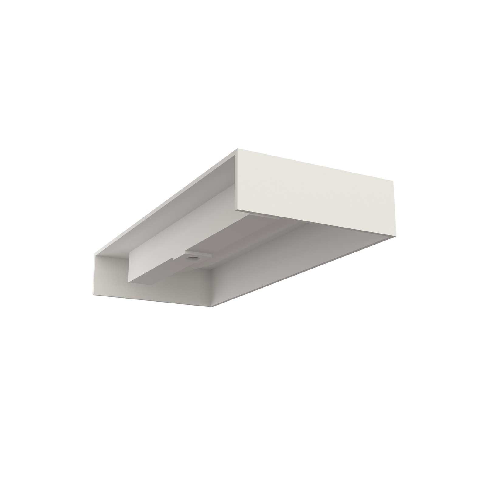 42″ Solid Surface Bathroom Basin, Matte White, Waterfall Edge
