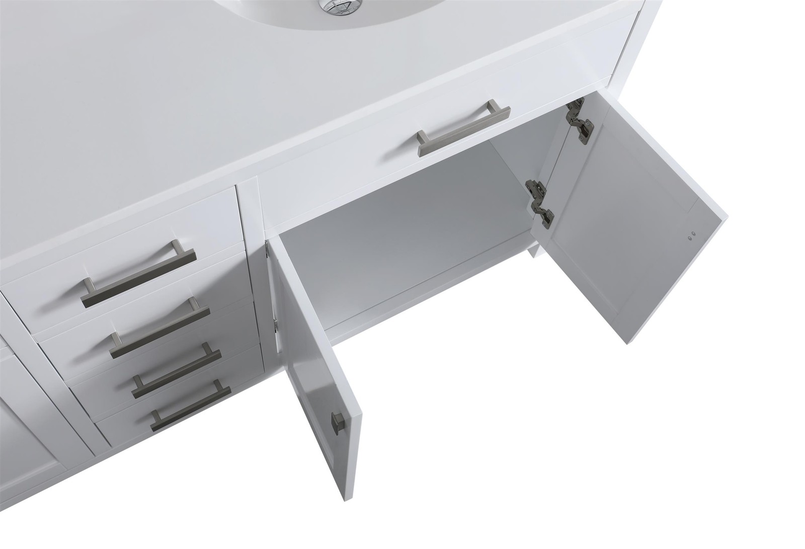 Design Element London 72″ Vanity Base Only in White