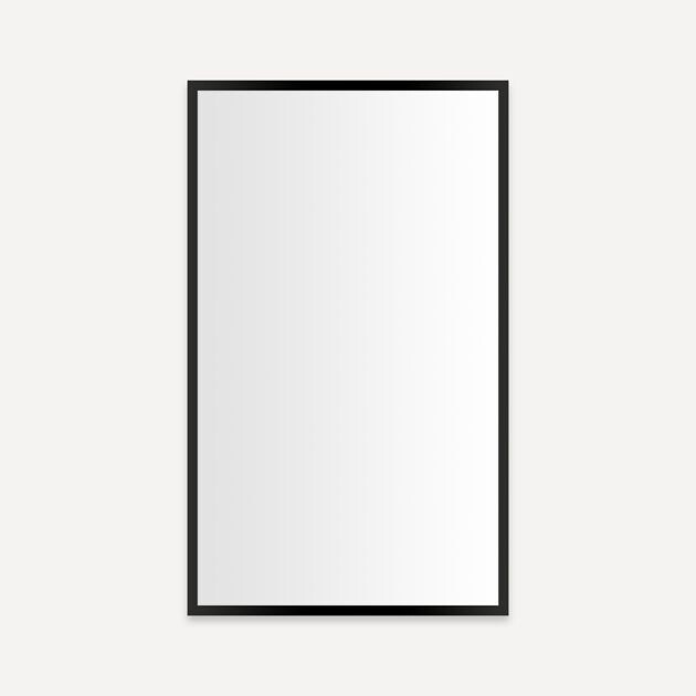 Robern PC2440D4TNN83 – Profiles Mirrored Cabinet – 24″ x 40″ x 4″ – Matte Black