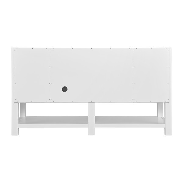 60″ James Martin Breckenridge 330-V60S-BW-3TJR Vanity Cabinet Tajnar Eclos Top