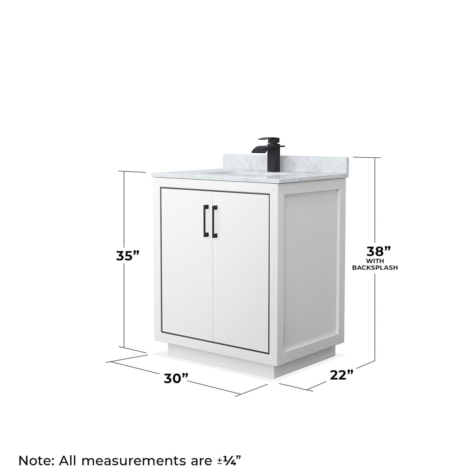 Wyndham Collection WCF1111-30S-NAT-M24 Icon 30″ – Dark Gray / Brushed Nickel