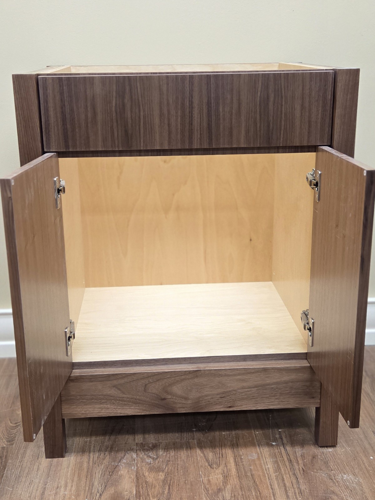 Fabulous Seaturtle Engraved Walnut Bathroom Vanity Cabinet