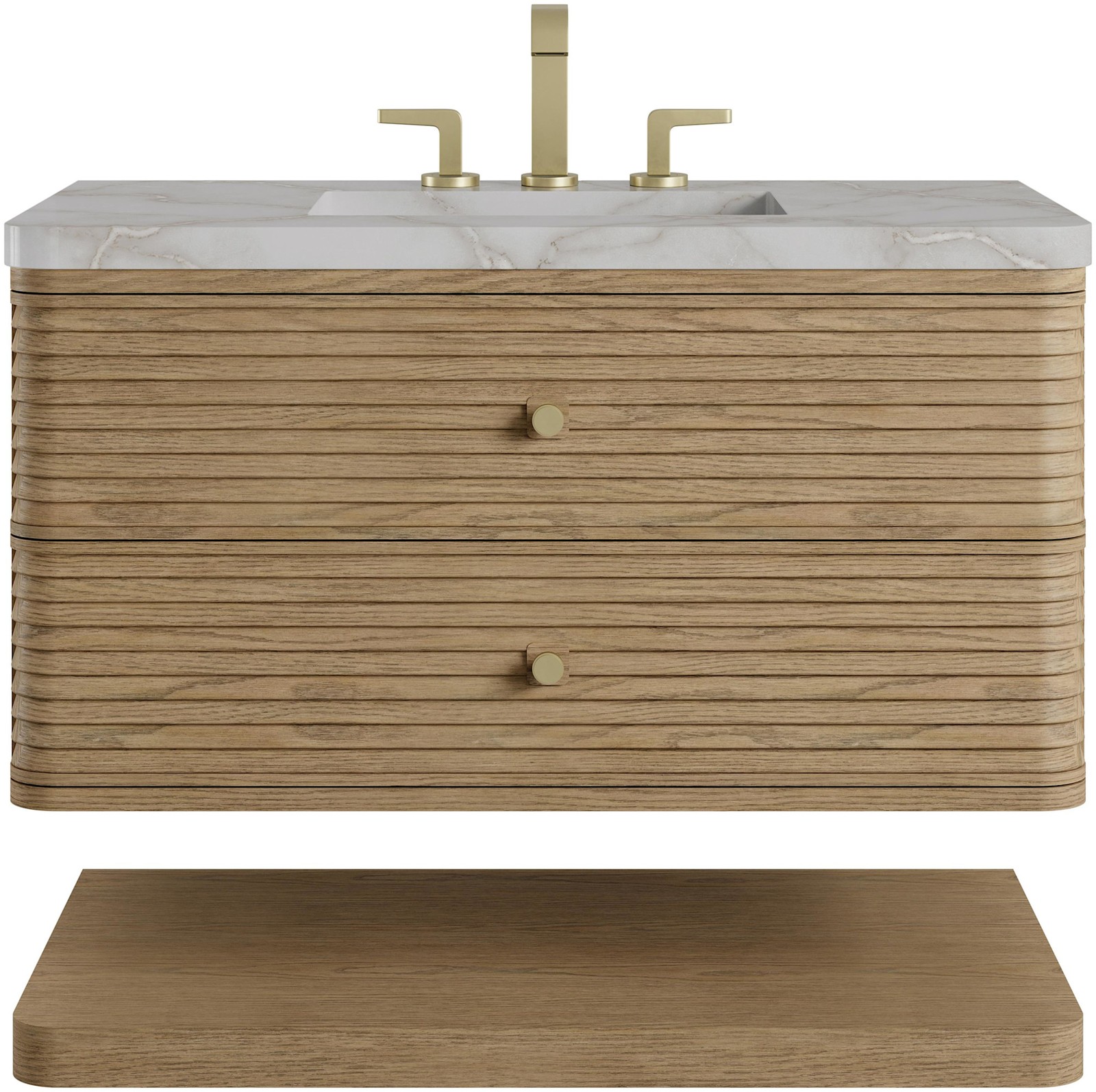 James Martin Vanities D640-V36-WVSL Allamari 36″ Wall Mounted – Dune Mist
