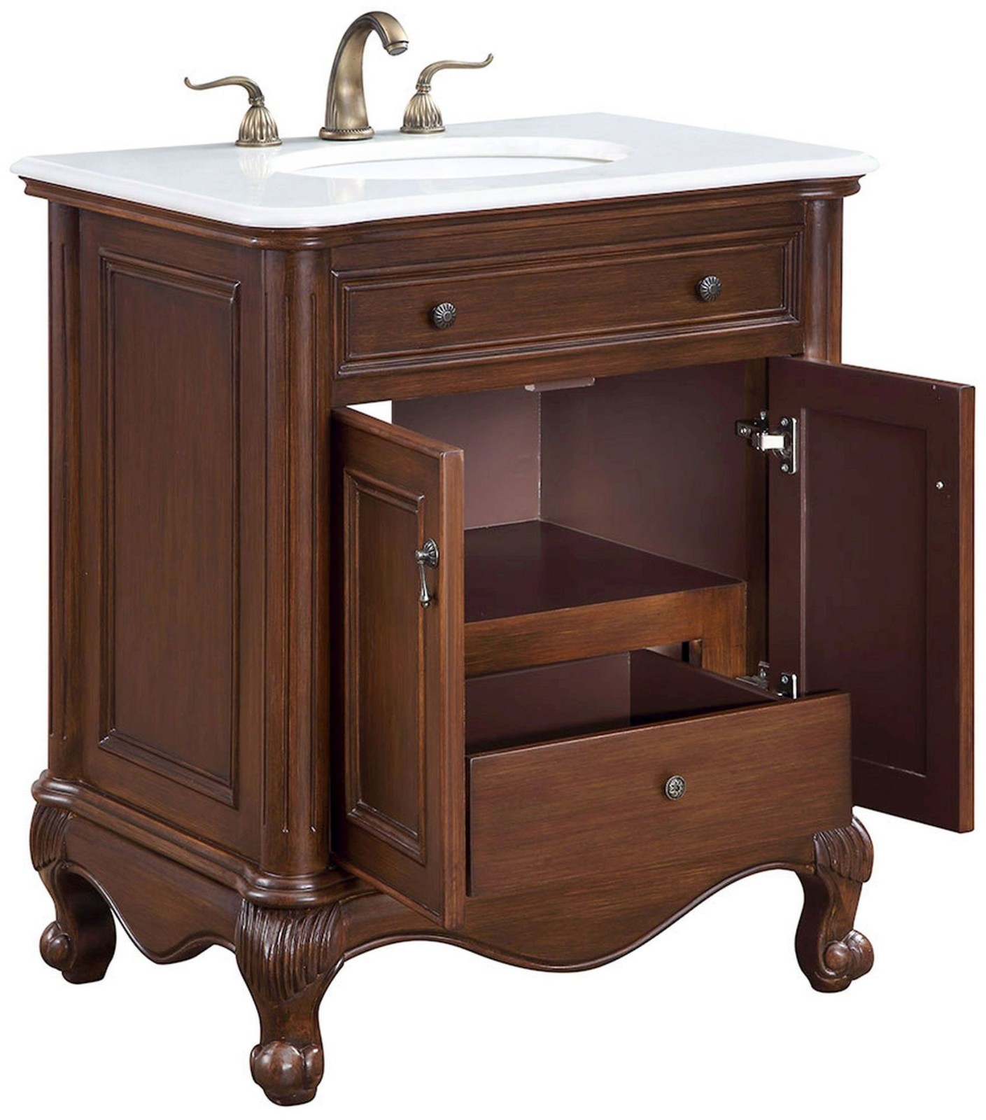 Elegant Lighting VF-1032-VW Berkshire 30″ – Brown