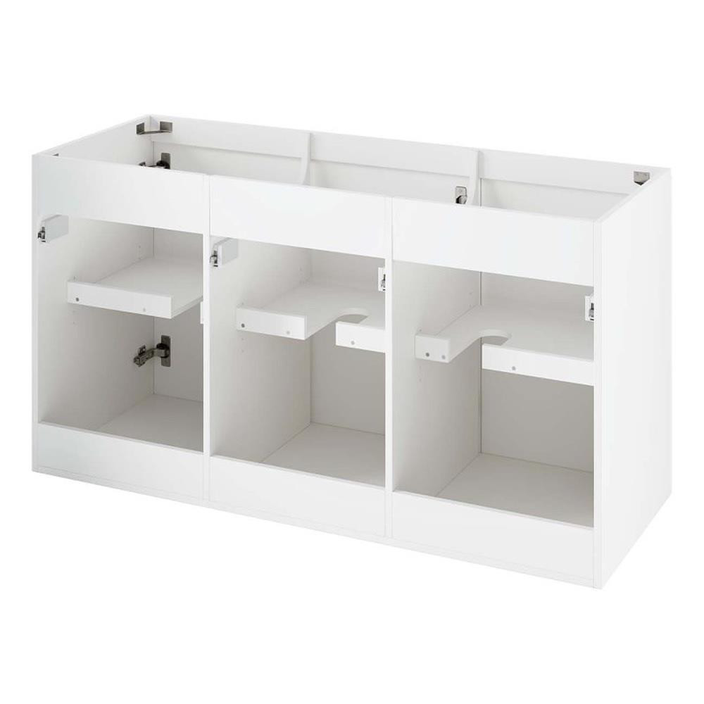 Modway Vitality 47″ Particleboard Melamine Wall-Mount Bathroom Vanity in White