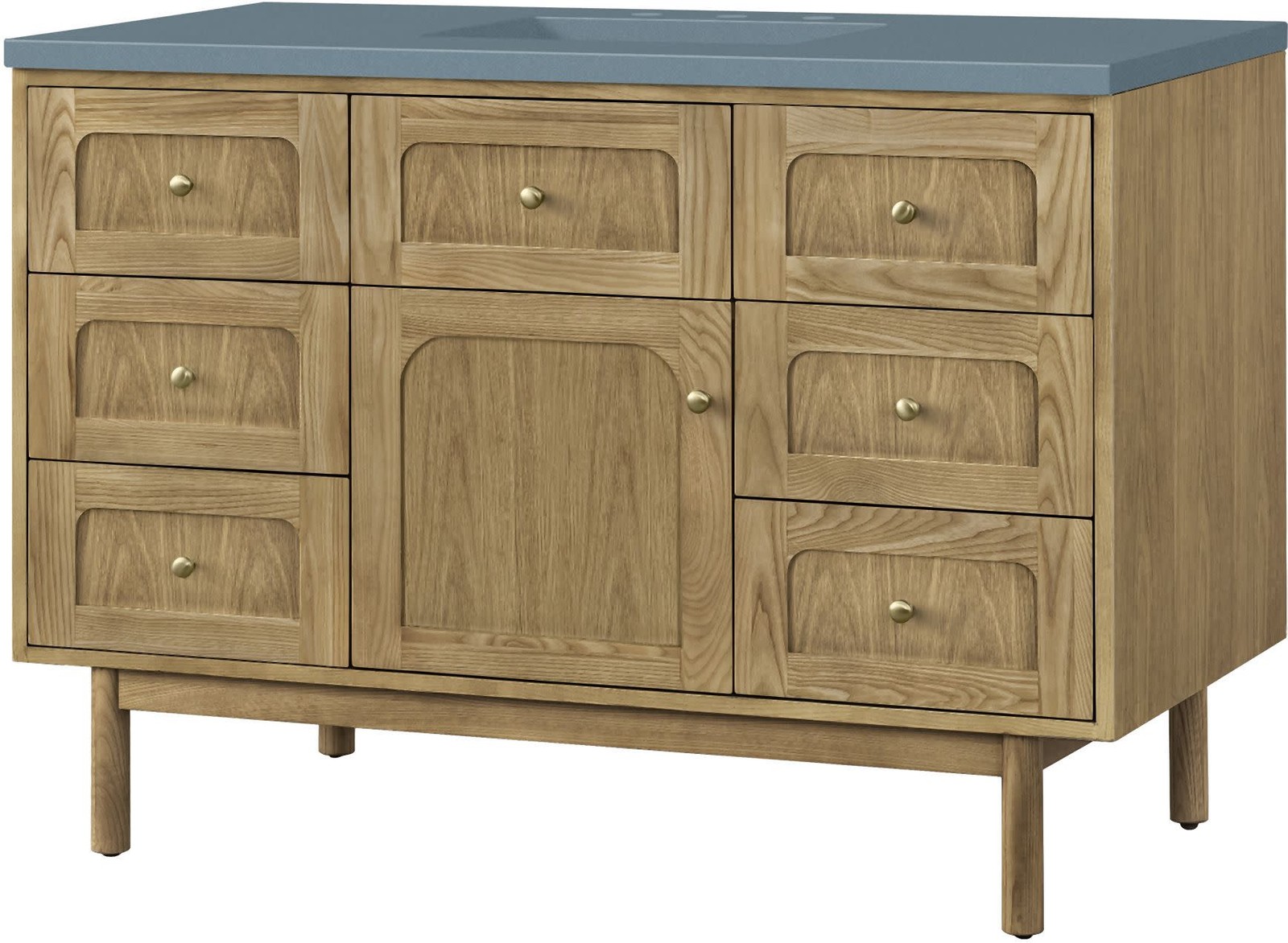 James Martin Vanities 545-V48-3CBL Laurent 48″ – Light Natural Oak
