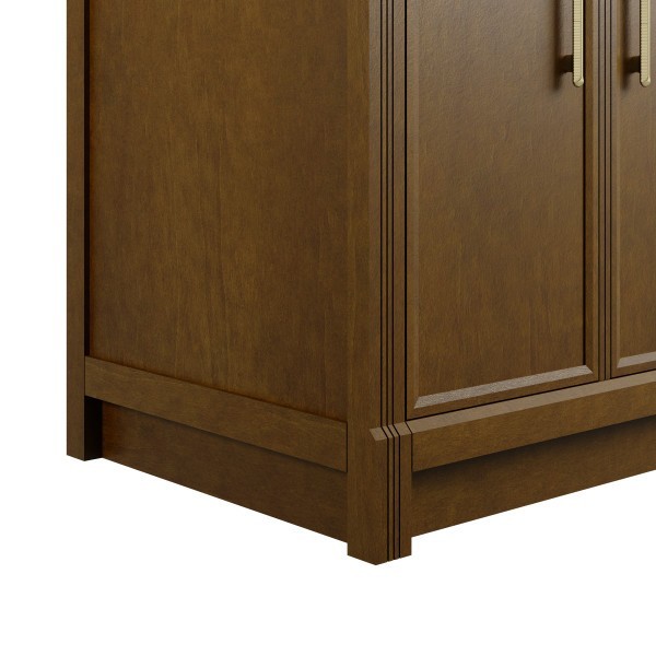 30″ James Martin Bellshire 660-V30-HNO Single Vanity Cabinet Honey Oak