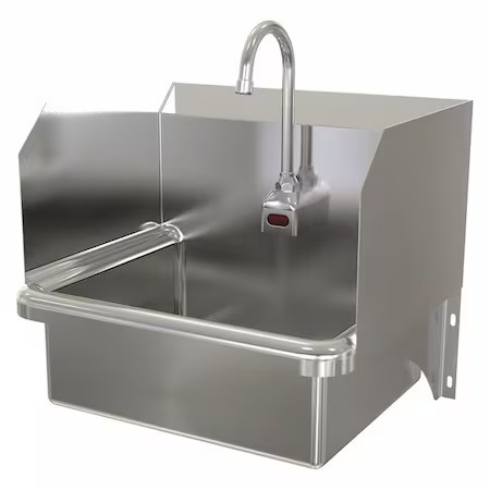 Sani-Lav 707A.5 Hands-Free Sink, 20″X17.5″X16.5″, Silver