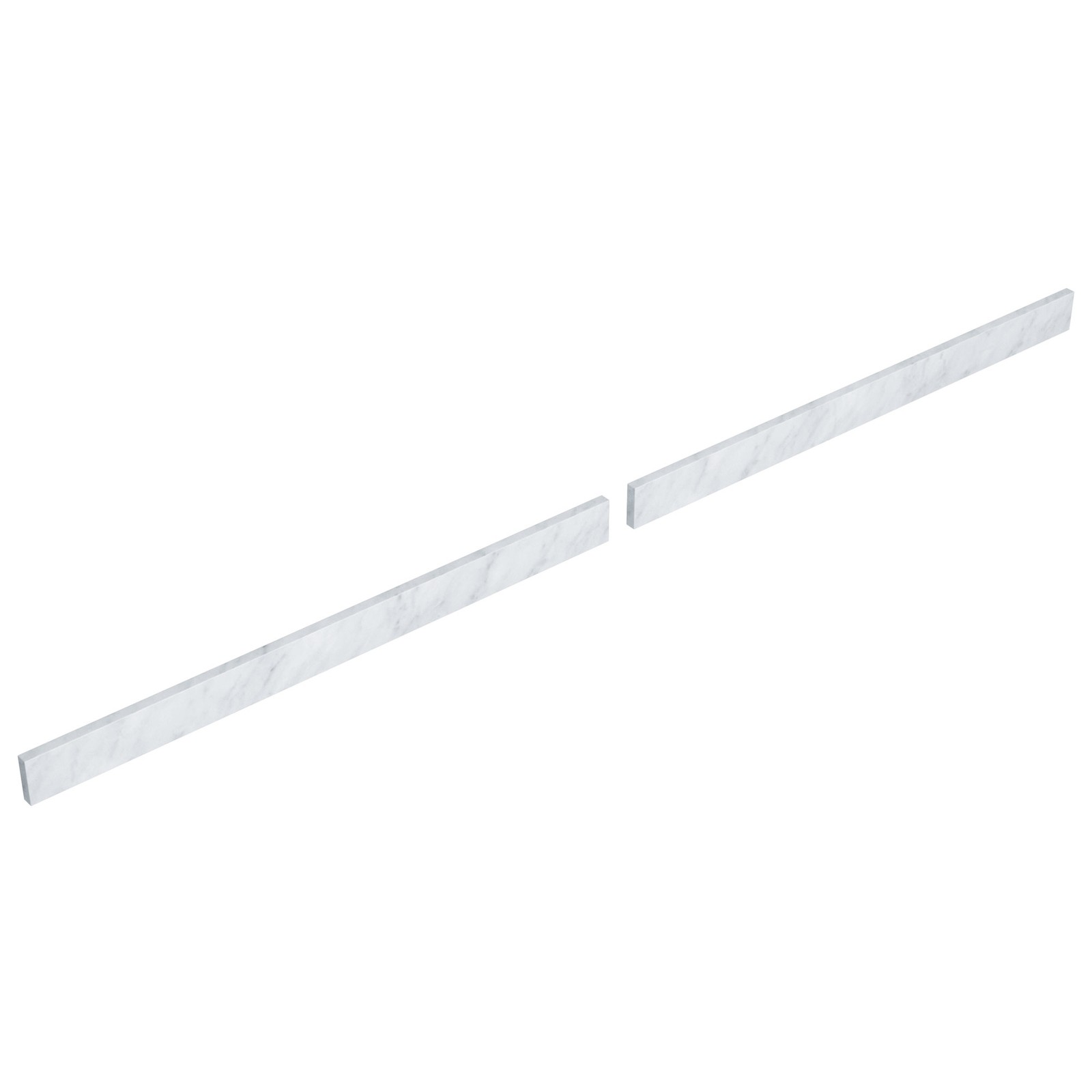 Wyndham Collection WCFVCA180BS 80″ x 3″ Backsplash – Carrara Cultured Marble