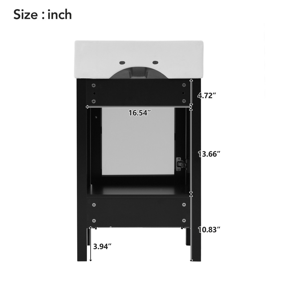 20In bathroom vanitywithceramic sink and ample storage ideal for small bathrooms