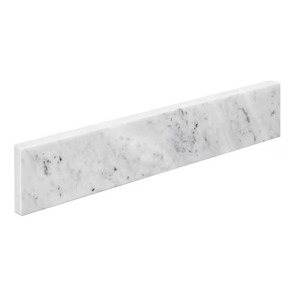 Ariel 21 in. W Carrara White Marble Vanity Sidesplash in White AL-CW- SIDESPLASH