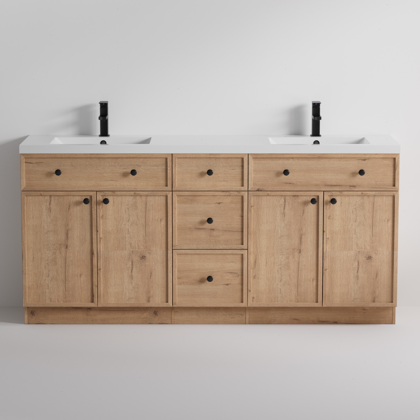 36″/ 48″/ 60″ /72″ Bathroom Vanity Set W/Drop in Sink Faucet Cabinet Combo