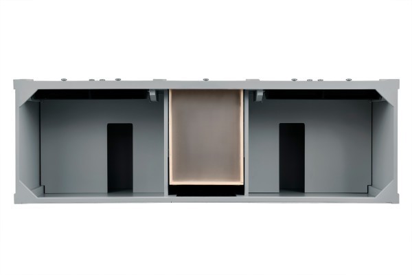 72″ James Martin Brittany 650-V72-M-UGR Double Vanity Cabinet Urban Gray